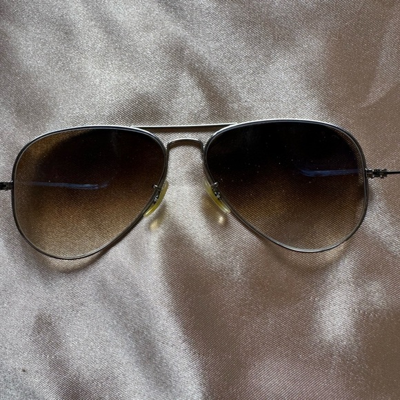 Ray-Ban Brown Gunmetal Men’s Aviator Sunglasses - Picture 14 of 14